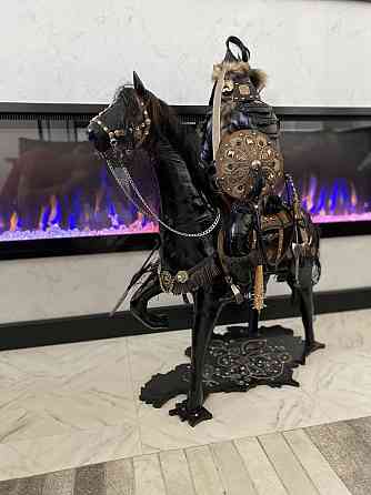 Сувенир кожанный конь Almaty