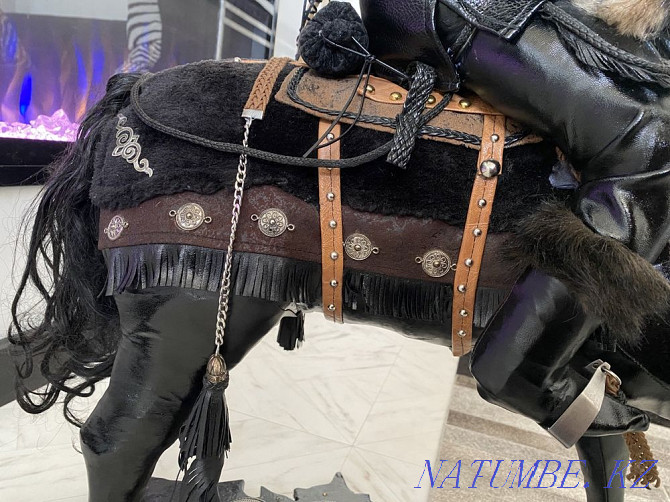 Souvenir leather horse Almaty - photo 7