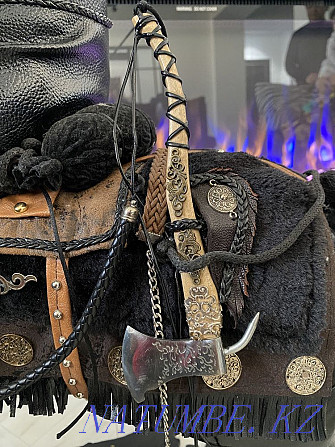 Souvenir leather horse Almaty - photo 8