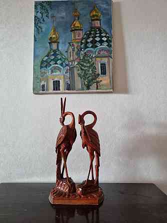 Сувениры из дерева Аисты Алматы