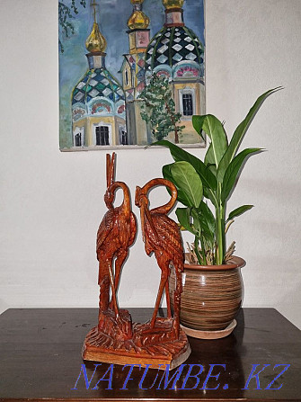 Wooden Souvenirs Storks Almaty - photo 3