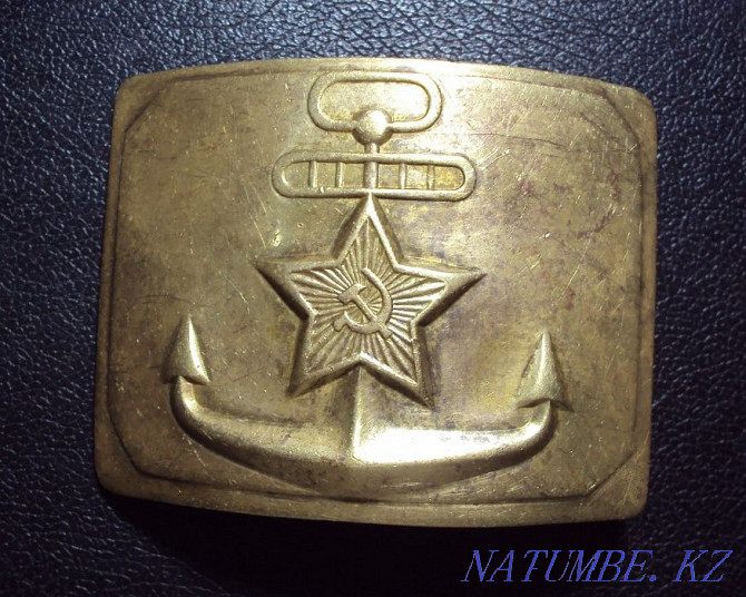 Sea buckle Navy USSR DMB 1. Almaty - photo 1