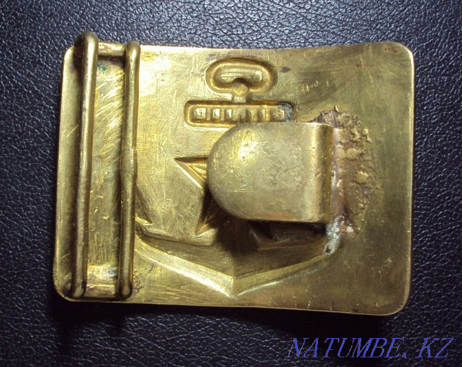 Sea buckle of the Navy of the USSR DMB. Almaty - photo 2