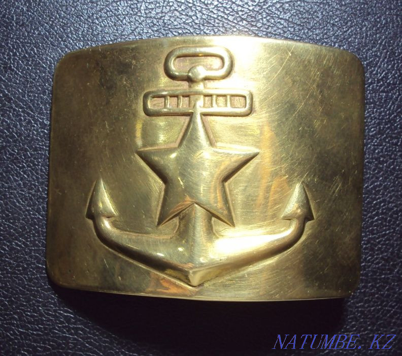 Sea buckle of the Navy of the USSR DMB. Almaty - photo 1