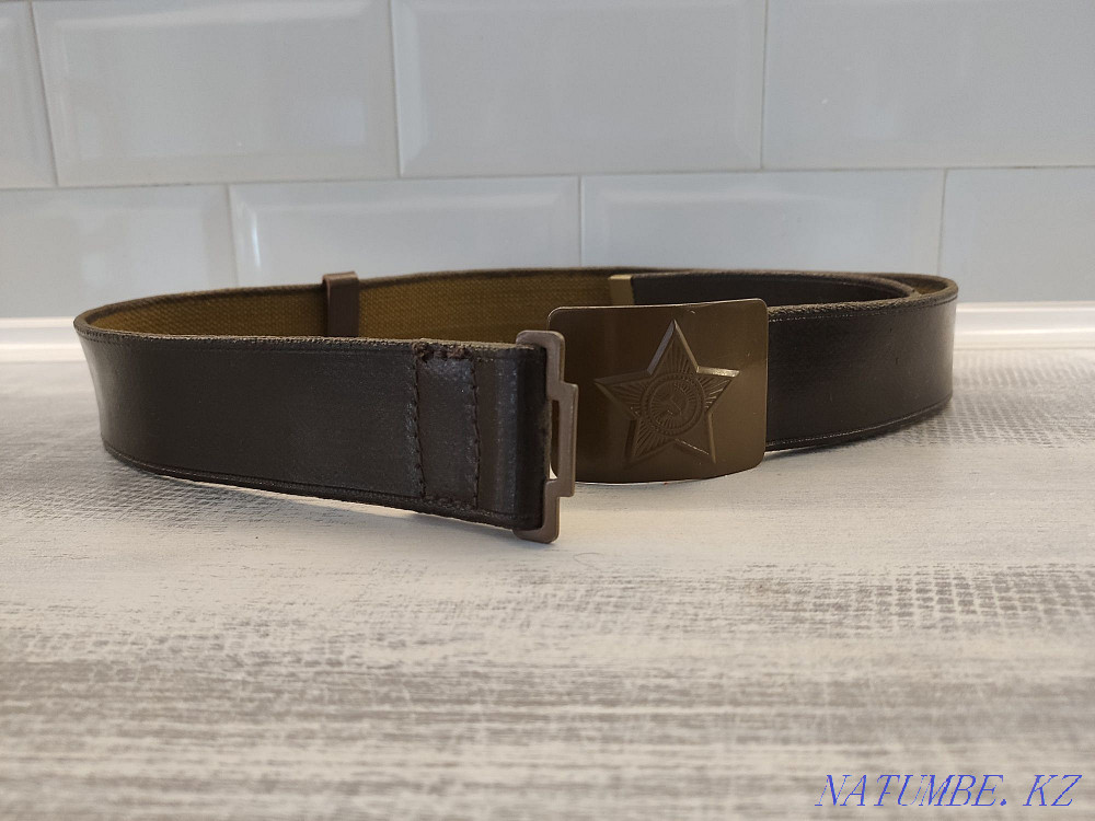 I will sell a belt soldier's army of the USSR. I will send by mail Almaty - photo 3