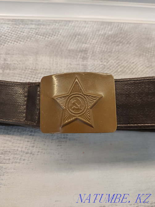 I will sell a belt soldier's army of the USSR. I will send by mail Almaty - photo 2