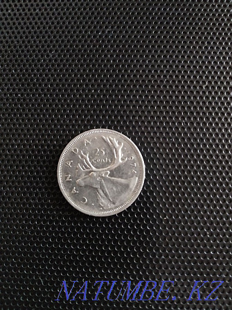 Канадские 25 центов,1974г. Алматы - изображение 2