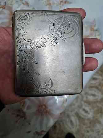 Продам портсигар серебро 19 век 84 пробы. Алматы