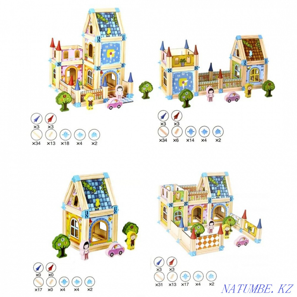 Деревянный конструктор Замок Алматы - изображение 4