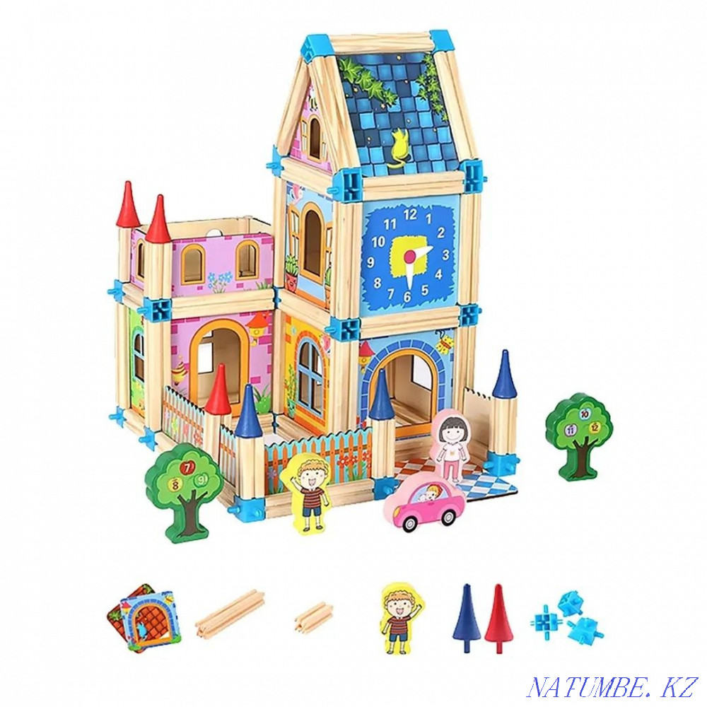 Деревянный конструктор Замок Алматы - изображение 1