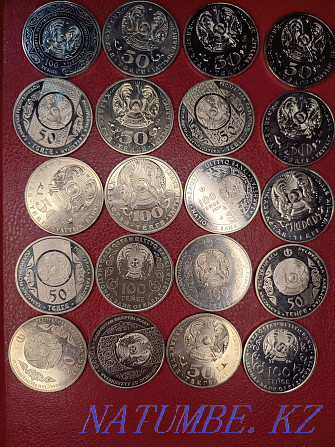 Юбилейные монеты Казахстана 20 штук, цена за все, Алматы Алматы - изображение 2