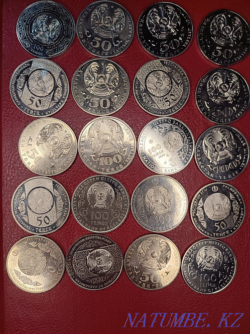 Юбилейные монеты Казахстана 20 штук, цена за все, Алматы Алматы - изображение 2