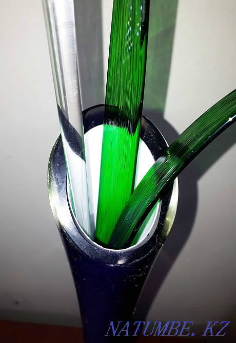 Vase and flower "Iris" art glass Almaty - photo 6