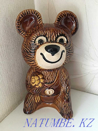 olympic ceramic bear Almaty - photo 1