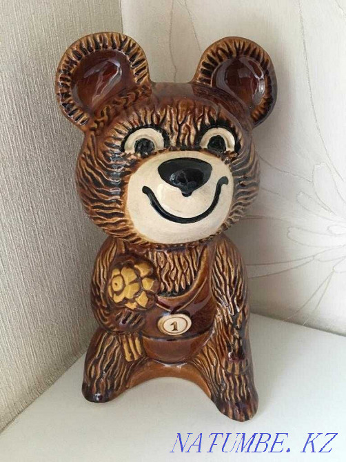 мишка олимпийский керамический Алматы - изображение 1