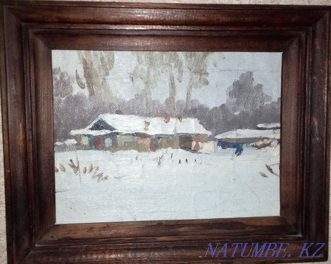 Two paintings "Winter in Russia" Almaty - photo 1