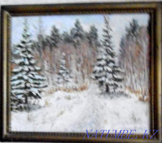 Two paintings "Winter in Russia" Almaty - photo 2