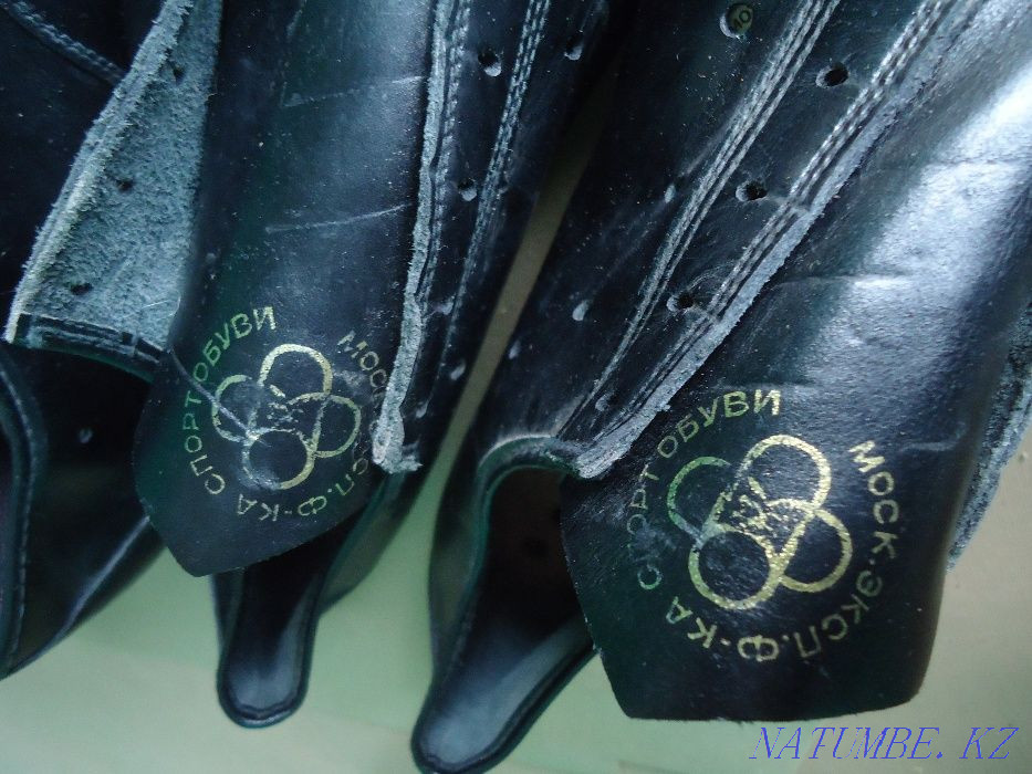 Уникальные Ботинки Москва СССР олимпийские Кожа Натур Коллекционные Алматы - изображение 5