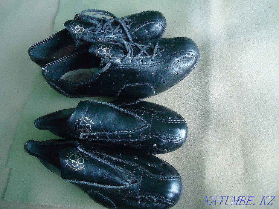 Уникальные Ботинки Москва СССР олимпийские Кожа Натур Коллекционные Алматы - изображение 2