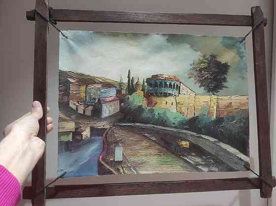Картина масло, холст Almaty