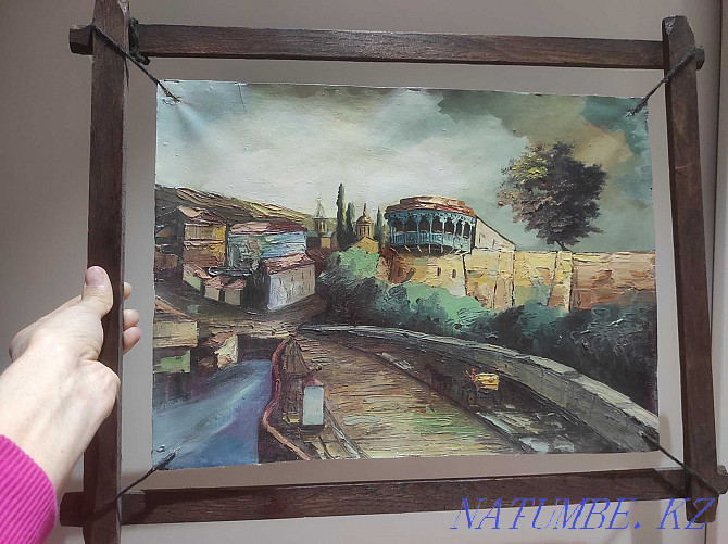 Oil painting, canvas Almaty - photo 1