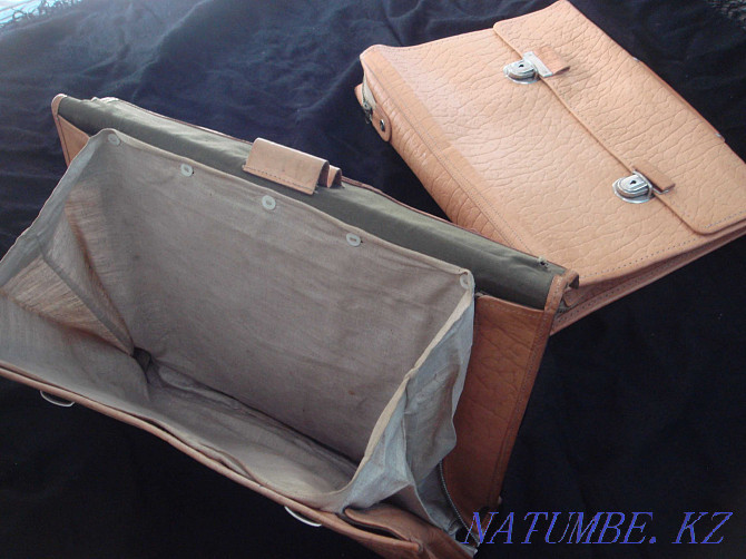 WICO Czechoslovakia vitage 1960 briefcase cowhide leather NEW with locks Almaty - photo 4