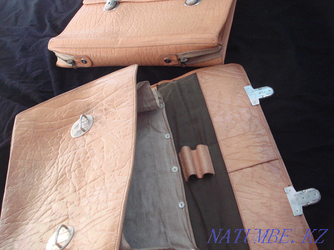 WICO Czechoslovakia vitage 1960 briefcase cowhide leather NEW with locks Almaty - photo 3
