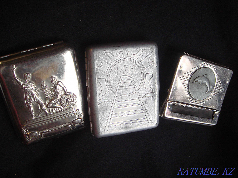 Портсигар 50-х годов прошлого века антикварный в отличном состоянии Алматы - изображение 1