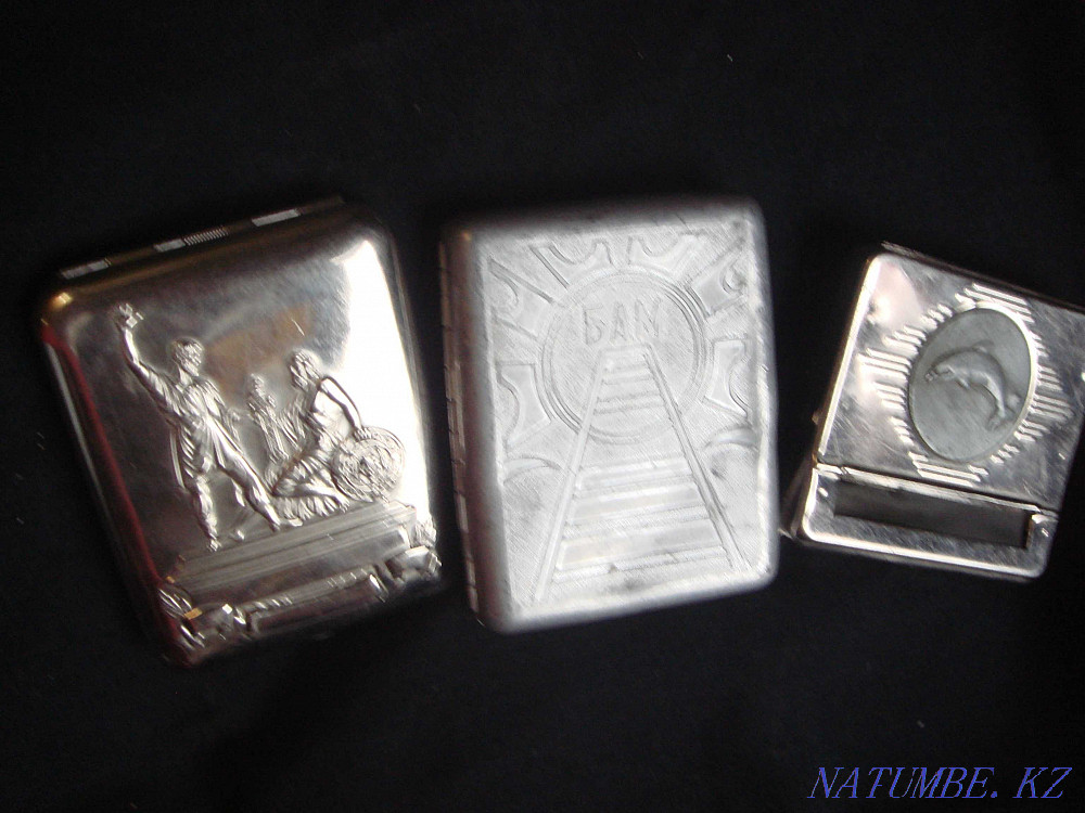 Портсигар 50-х годов прошлого века антикварный в отличном состоянии Алматы - изображение 2