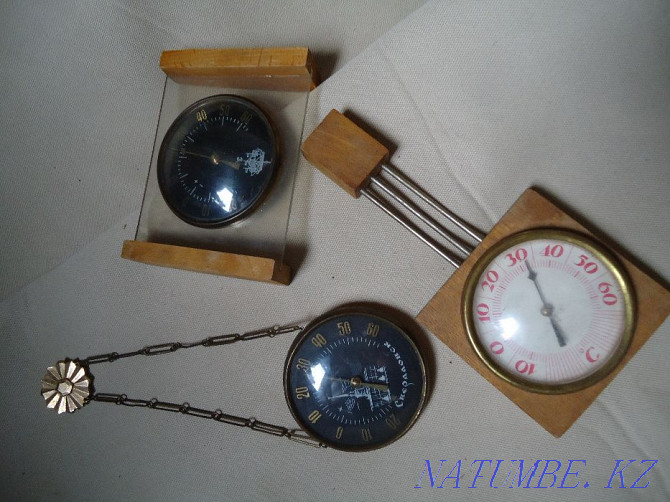 Three (3) Thermometers Rarity of the USSR in working condition Almaty - photo 1