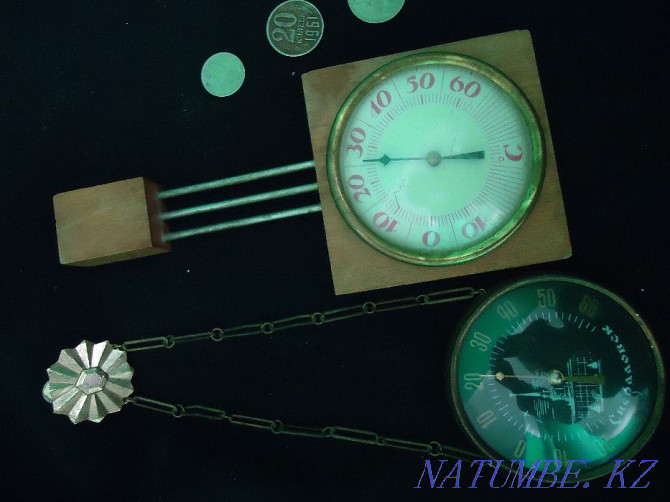 Three (3) Thermometers Rarity of the USSR in working condition Almaty - photo 3