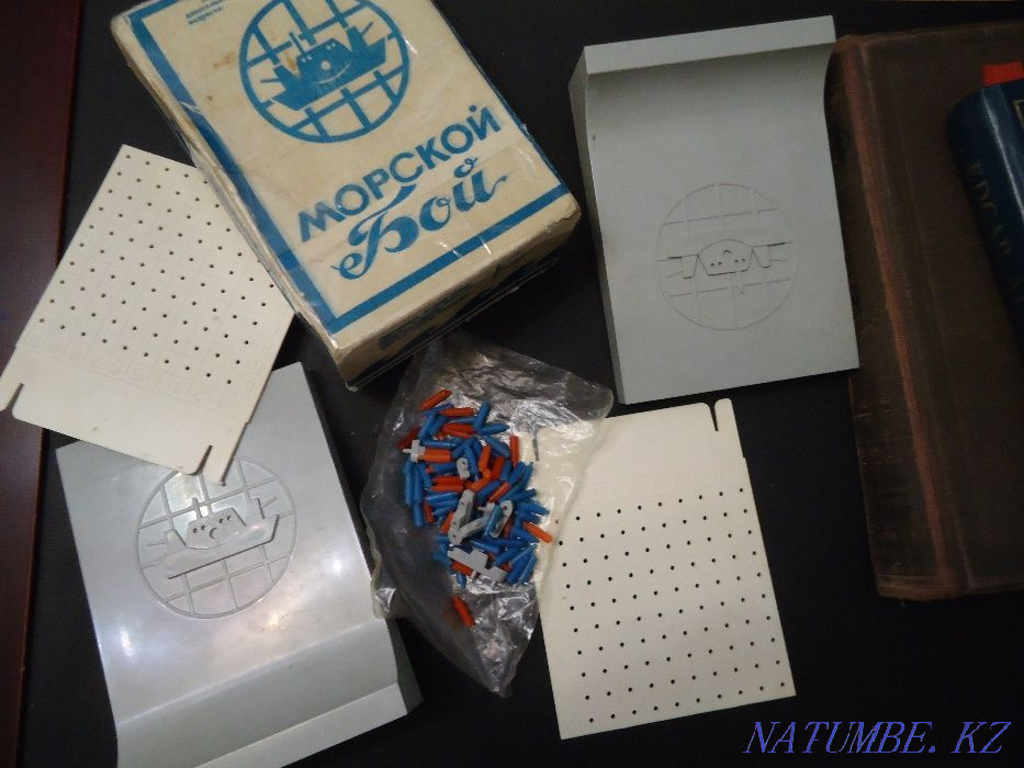 Sea Battle Game Rarity of the USSR 1985 in a box Almaty - photo 1