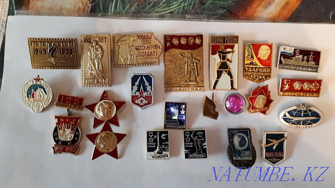 USSR badges in excellent condition Almaty - photo 3