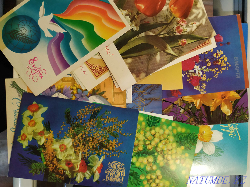 Открытки советские СССР, чистые Алматы - изображение 3