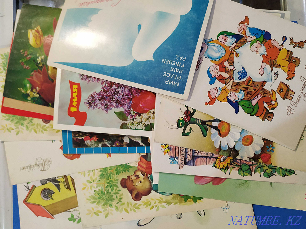 Открытки советские СССР, чистые Алматы - изображение 2