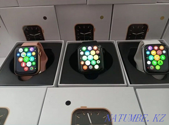 Apple watch 6 W26+ и др люксовые смарт фитнес часы по низкой цене Усть-Каменогорск - изображение 8