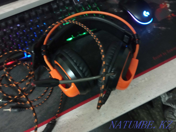 Headphones Gaming headset CANYON GH-5 (CND-SGHS5), black+orange Ust-Kamenogorsk - photo 1