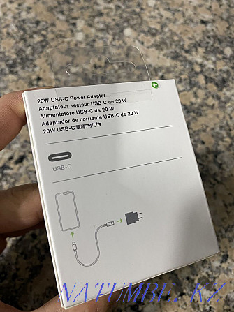 APPLE ORIGINAL ADAPTER 20W қуат көзінің C типті зарядтау адаптері  Өскемен - изображение 4