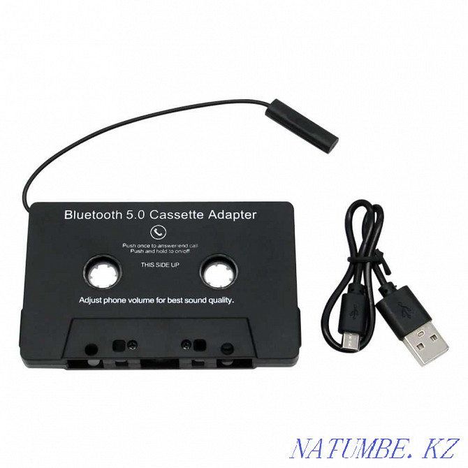 Bluetooth 5.0 Cassette Adapter for Smartphone Ust-Kamenogorsk - photo 1