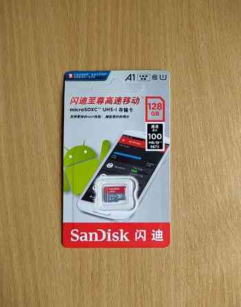 Продам новую карту памяти Sandisk microSD 128 Гб Ust-Kamenogorsk