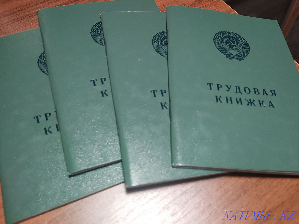 Employment book 1974! Almaty - photo 1