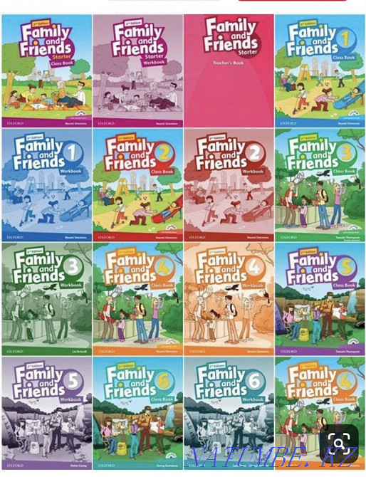 Family and friends 1,2,3,4,5,6 Fly high 1,2,3 English file, Solutions Алматы - изображение 1