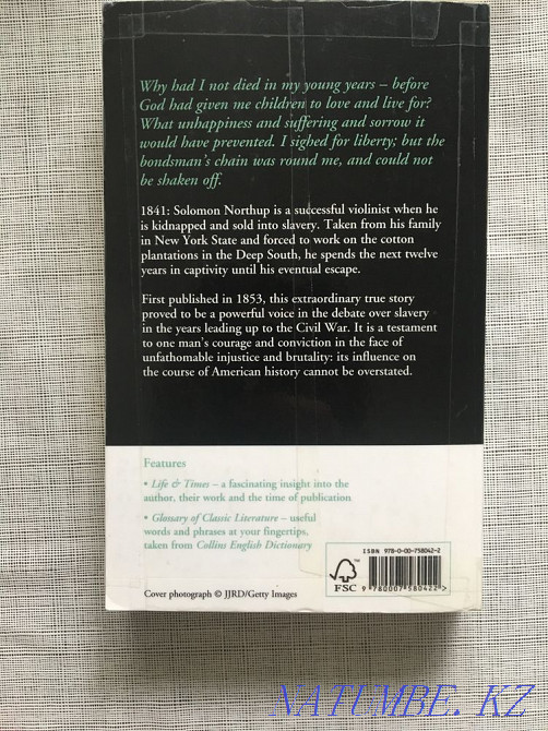 English Book-Teelve Years a Slave: a True Story. 12 years a slave Almaty - photo 2