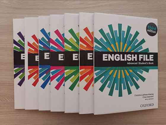 English file, Family& Friends, Headway, Project, Speak out, Solutions Almaty