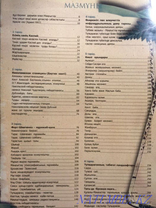 Ma??ystaudy? ?arasha?yra?y -T?p?ara?an- the cradle of Mangistau 