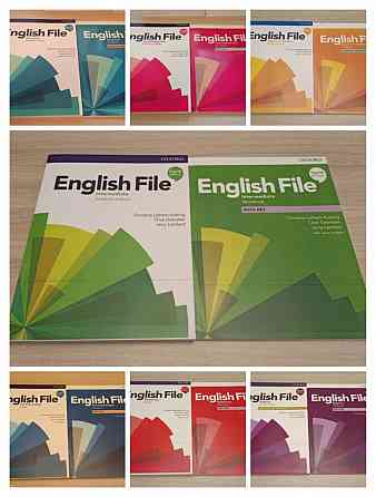 English file, Family and friends, Solutions, Headway  Қарағанды