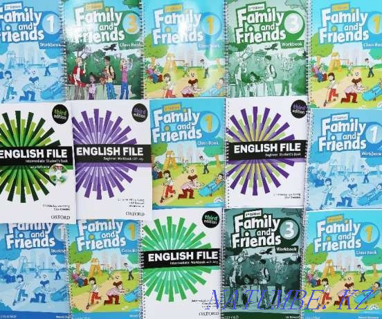 Family and friends,English file, Headway,Solutions,Round Up,Fly High Алматы - изображение 4
