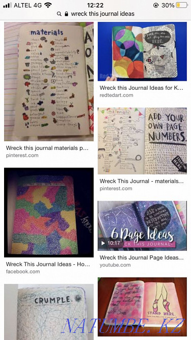 Блокнот-книга Уничтожь меня wreck this journal Астана - изображение 6