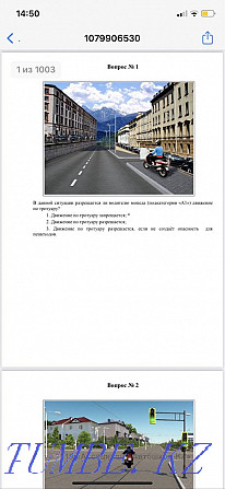 Кітап, мәліметтер базасы, жол жүру ережелері бойынша тесттер  Петропавл - изображение 2