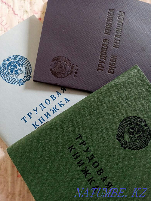 Original new soviet work books Almaty - photo 1